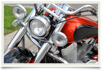 Chromium photo of chrome motorcycle