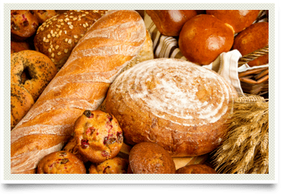 Gluten intolerances photo of breads